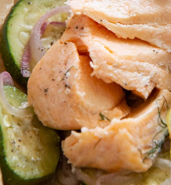French Salmon en Papillote