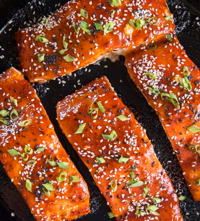 Korean Salmon Bowls