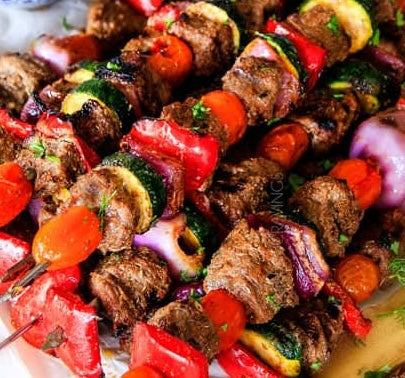 Greek Beef Souvlaki