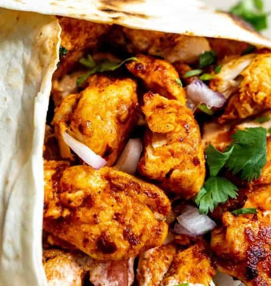 Turkish Chicken Wraps