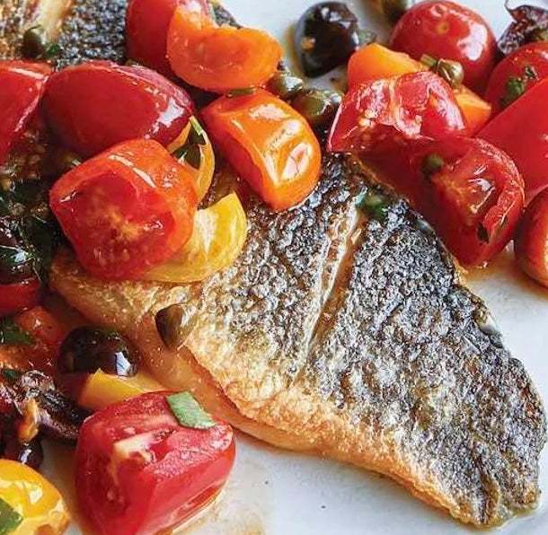 Turkish Grilled Branzino