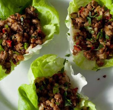 Korean Pork Lettuce Cups