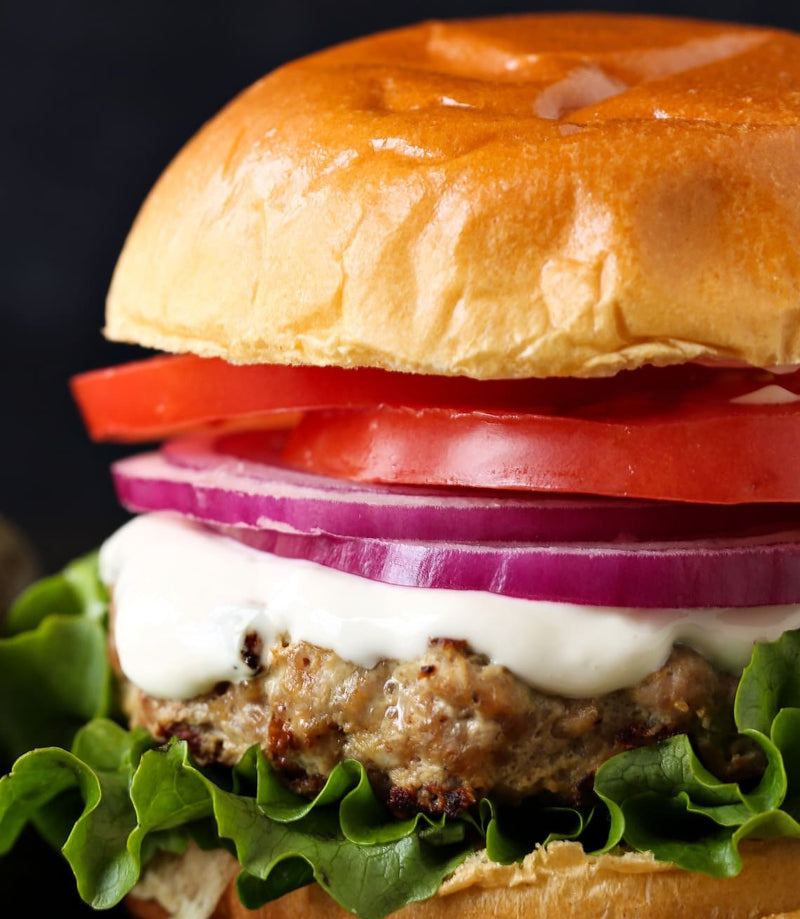 French Turkey Burgers