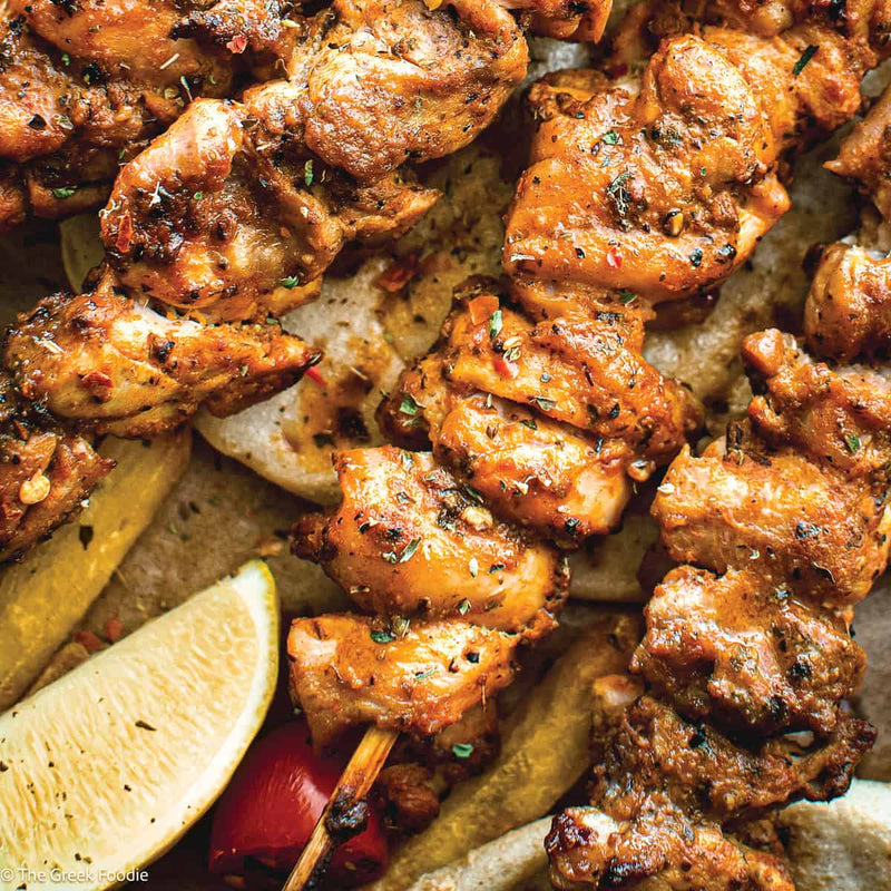 Greek Chicken Skewers